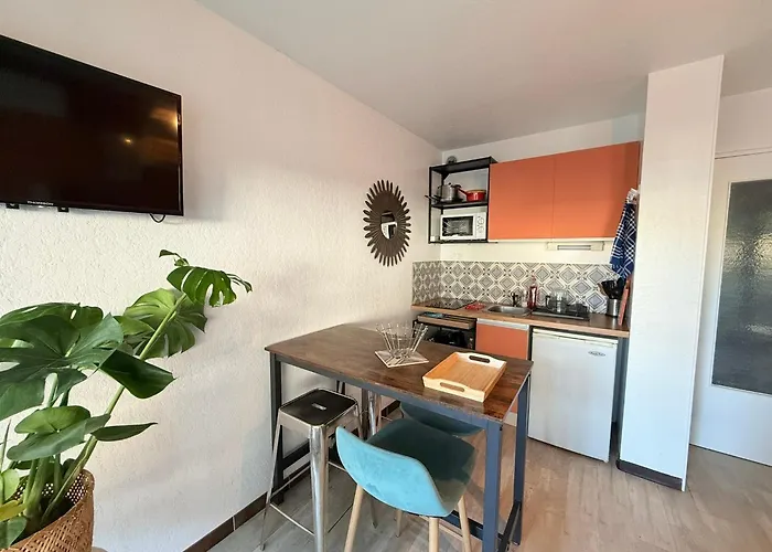 Cosy Le Couchant 4 Pers - Clim, Balcon,piscine,plage 5 Min, Motte * La Grande-Motte