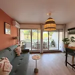 شقة Cosy Le Couchant 4 Pers - Clim, Balcon,piscine,plage 5 Min, Motte