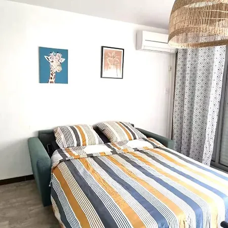 Cosy Le Couchant 4 Pers - Clim, Balcon,piscine,plage 5 Min, Motte Apartment La Grande-Motte