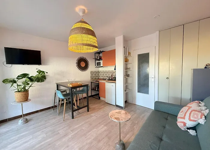 Cosy Le Couchant 4 Pers - Clim, Balcon,piscine,plage 5 Min, Motte * La Grande-Motte