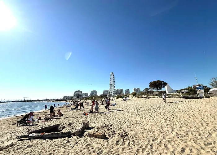 Apartamento Cosy Le Couchant 4 Pers - Clim, Balcon,piscine,plage 5 Min, Motte